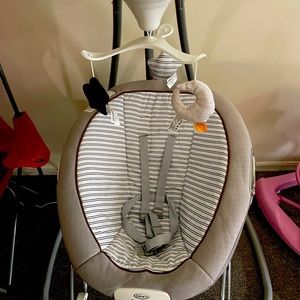 Grace swing set and bouncer..Very good condition.